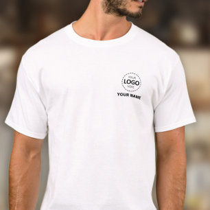 Camiseta Modelo de envio de logotipo comercial - Crie o seu
