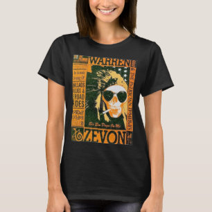 Camiseta Modelo de excelente Warren Art Zevon Legal Gift Gr