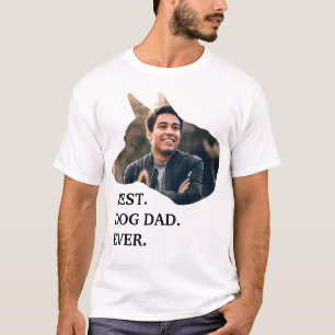 Camiseta Modelo de foto de cão personalizado moderno
