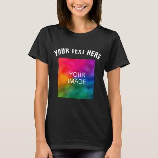 Camiseta Modelo de Foto de Upload de Texto Meninos Crianças