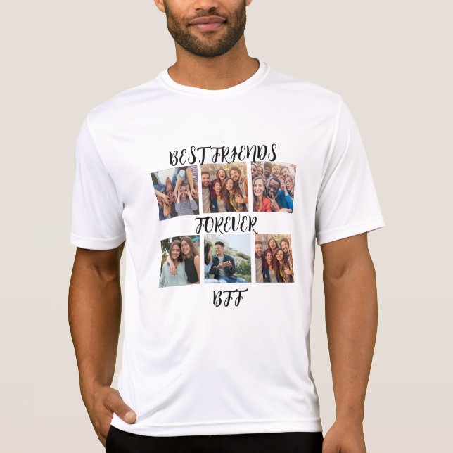 Camiseta Modelo de Foto Personalizado "Melhores Amigos para (Frente)