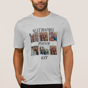 Camiseta Modelo de Foto Personalizado "Melhores Amigos para