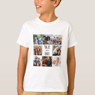 Camiseta Modelo de Foto Personalizado "Somos Família"