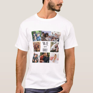 Camiseta Modelo de Foto Personalizado "Somos Família"