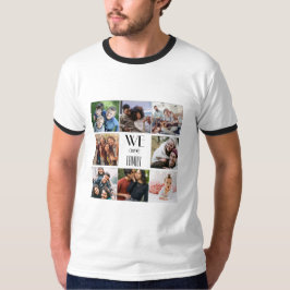 Camiseta Modelo de Foto Personalizado "Somos Família"