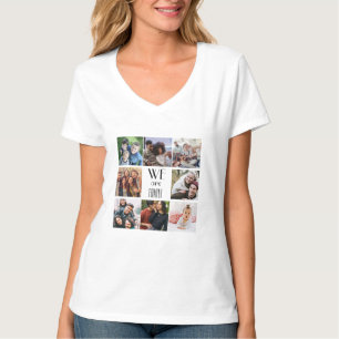 Camiseta Modelo de Foto Personalizado "Somos Família"