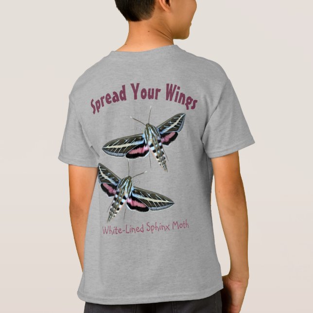 Camiseta Modelo de Fotografia de Insetos em Matriz Sphinx (Verso)