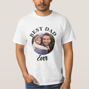 Camiseta Modelo de Fotografia Personalizada do Melhor Pai
