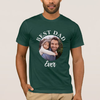 Camiseta Modelo de Fotografia Personalizada do Melhor Pai