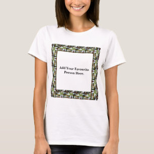 Camiseta Modelo de Frame de Colagem de Fotografias de Caval