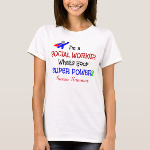 Camiseta Modelo de Humor do Trabalhador Social