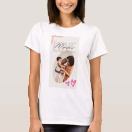Camiseta Modelo de Imagem Personalizada de Família Dia das