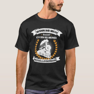 Camiseta Modelo de Modelo de Comboio Ferroviário