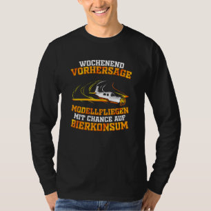 Camiseta Modelo de modelo de voo do modelo de consumo de ág