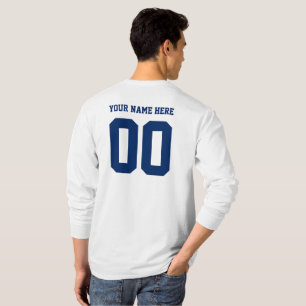 Camiseta Modelo de monograma personalizado da equipe despor