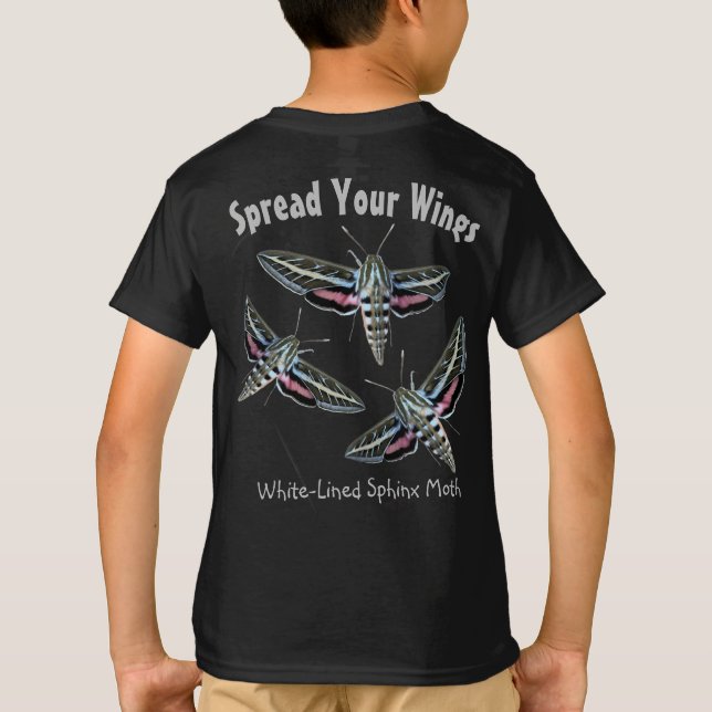 Camiseta Modelo de Pocket de Fotografia de Insetos para Mot (Verso)