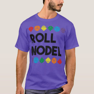 Camiseta Modelo de Rolagem de Disco