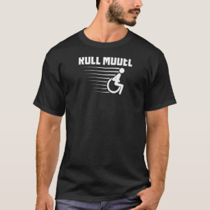 Camiseta Modelo de Roll legal Engraçado Deficiente Pessoa R