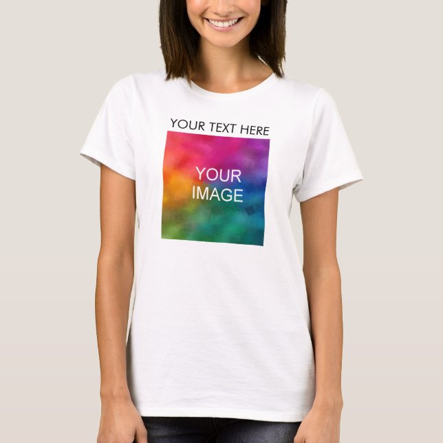 Camiseta Modelo de Tendência Moderna Elegante Elegante Pers (Frente)