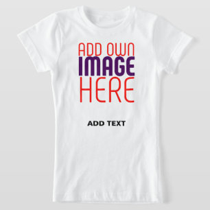 CAMISETA MODELO DE TEXTO DE IMAGEM BRANCA SIMPLES EDITÁVEL