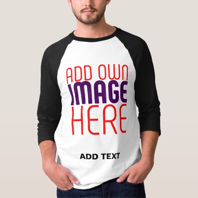CAMISETA MODELO DE TEXTO DE IMAGEM BRANCA SIMPLES EDITÁVEL  (Frente)
