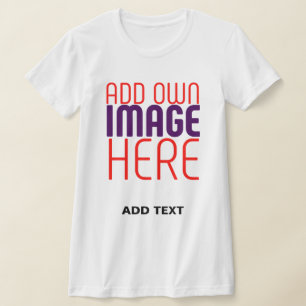 CAMISETA MODELO DE TEXTO DE IMAGEM BRANCA SIMPLES EDITÁVEL