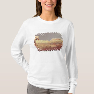 Camiseta Modelo de um barco com uma plataforma de