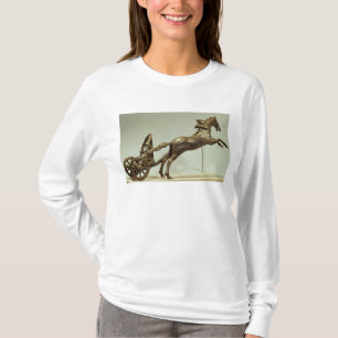 Camiseta Modelo de um chariot de dois cavalos