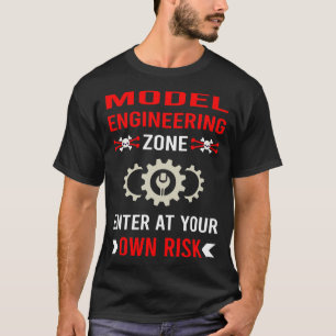 Camiseta Modelo de Zona de Risco Engenheiro de Engenharia