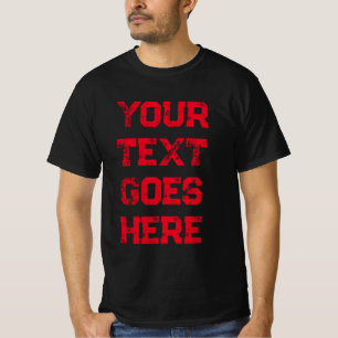 Camiseta Modelo do Dia das Bruxas Texto em Distância Preto