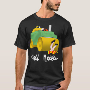 Camiseta Modelo do rolo