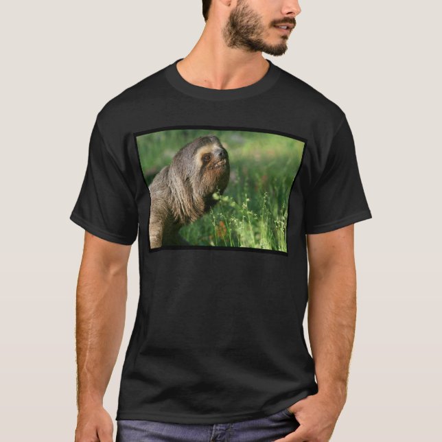 Camiseta Modelo escuro básico do t-shirt - personalizado (Frente)