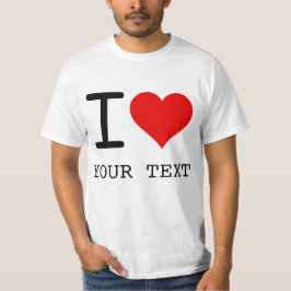 Camiseta Modelo Eu Adoro Amor