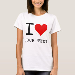Camiseta Modelo Eu Amo Amor
