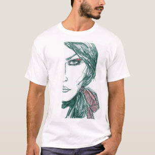 Camiseta modelo feroz