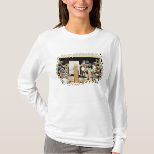 Camiseta Modelo funerário de uma oficina da carpintaria