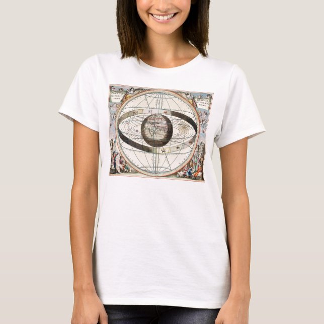 Camiseta Modelo geocêntrico (Frente)
