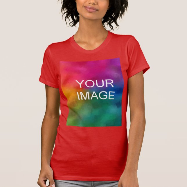 Camiseta Modelo moderno Elegante de tendências carregue sua (Frente)