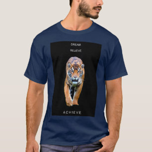 Camiseta Modelo Motivacional Elegante Moderno Sonhe Acredit