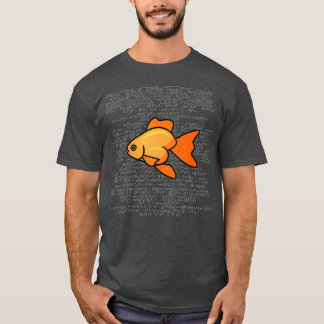 Camiseta Modelo Padrão de Peixes Goldfish