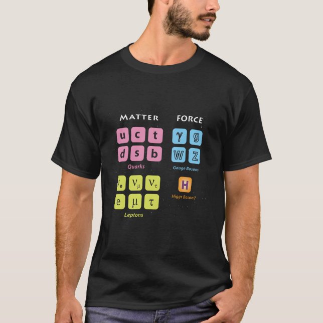 Camiseta Modelo Padrão de Picles Eletrônicos Higgs Boson Ph (Frente)