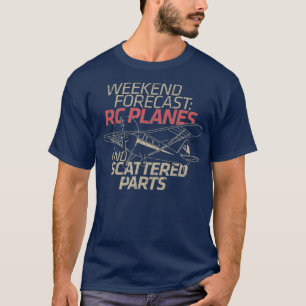 Camiseta Modelo-piloto RC de Previsão de Fim de Semana de 