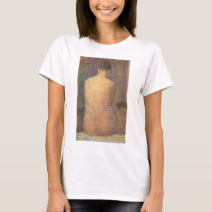 Camiseta Modelo Por Trás por Georges Seurat, Arte Antigo