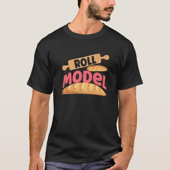 Camiseta Modelo Roll Em Banho De Pão (Frente)