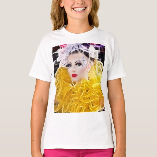 Camiseta Modelo Superstar com palhaço amarelo (Frente)
