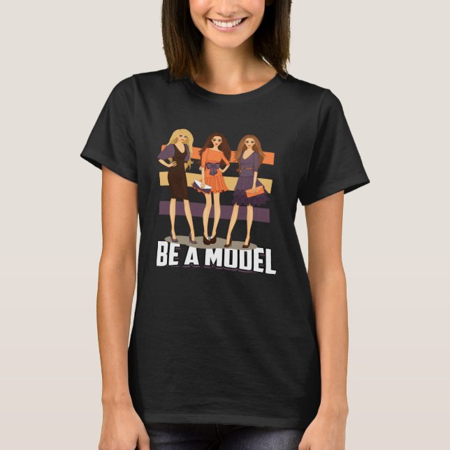 Camiseta Modelo Topmodel Catwals de moda modelo topmodel (Frente)