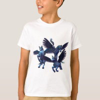 Modelo vertical do t-shirt dos miúdos -