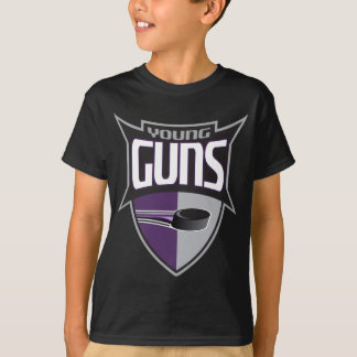Camiseta Modelo vertical do t-shirt escuro dos miúdos -