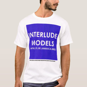 Camiseta MODELOS DE INTERLUDE MERCH T-Shirt básico escuro