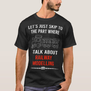 Camiseta Modelos Ferroviários De Comboios Ferroviários
